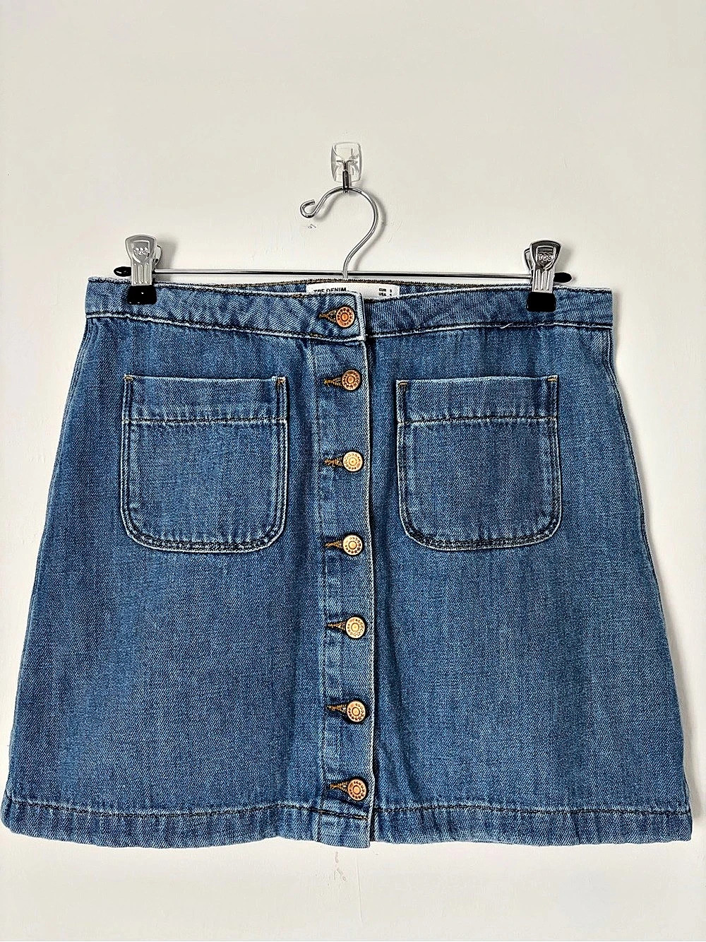 Zara TRF Denim Mini Skirt Size Small Like New